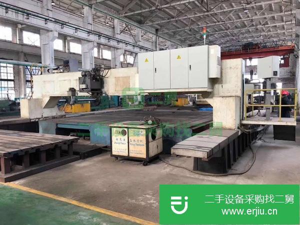 吉林出售二手瑞普PBZ7070-4型龍門移動數控平面鉆床