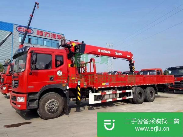 河北出售二手宏昌天馬12噸4節(jié)隨車吊