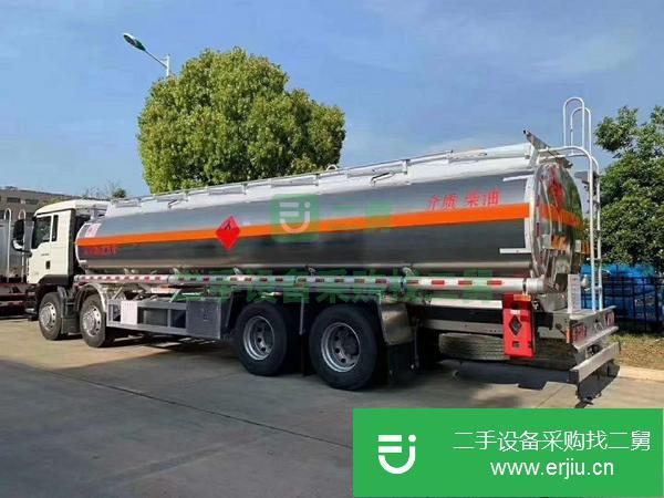 廣東出售二手汕德卡前四后八鋁合金油罐車