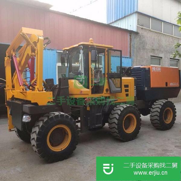 山東出售二手重慶公路護(hù)欄打樁機(jī)