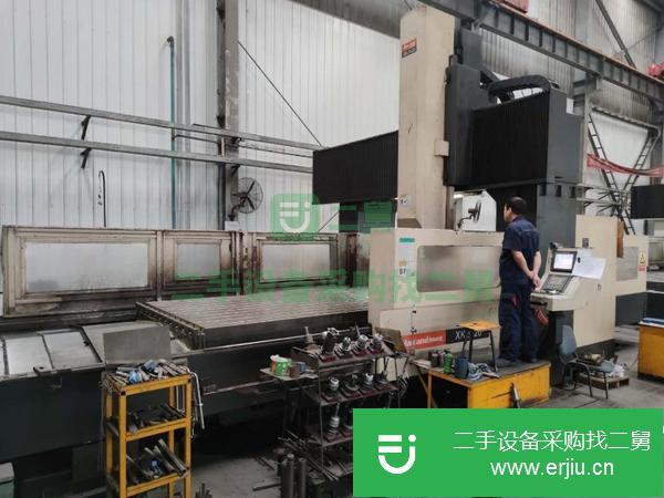江蘇出售二手漢川XK2420x4米數(shù)控龍門銑床