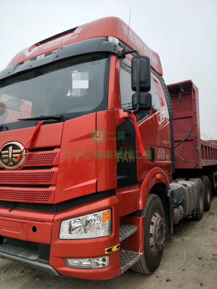 出售解放J6P牽引車(chē)550馬力領(lǐng)航版，帶液緩，保險(xiǎn)同步