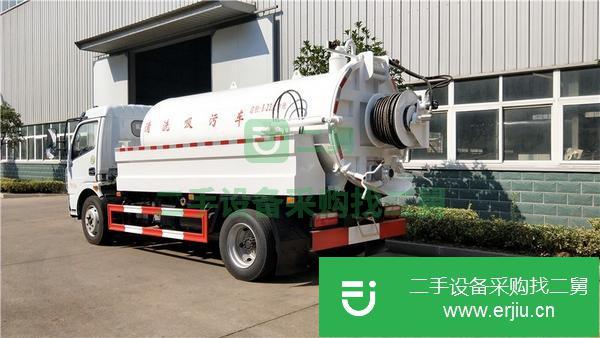 吉林出售二手東風大多利卡8方清洗吸污車