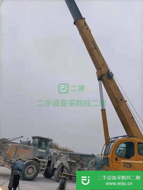 江蘇出售二手徐工25k-2汽車吊,12年出廠國三