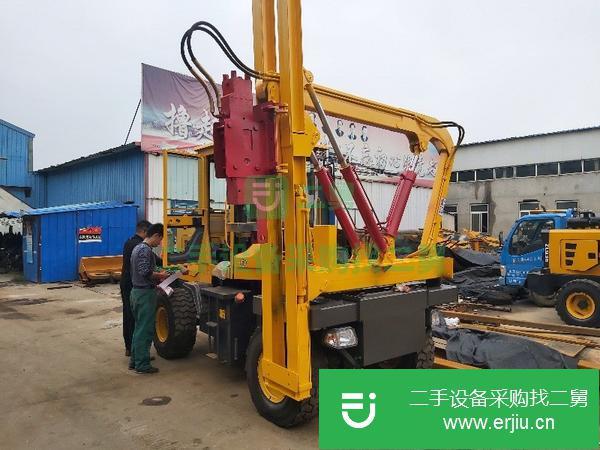 云南出售二手護(hù)欄打樁機(jī)