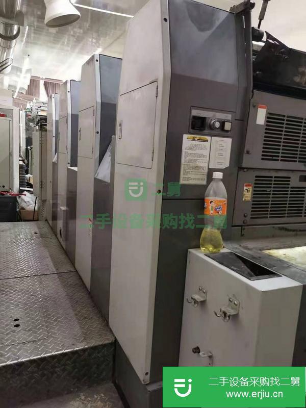 山東出售二手2008年日本利優比524GX高配六開四色膠印機