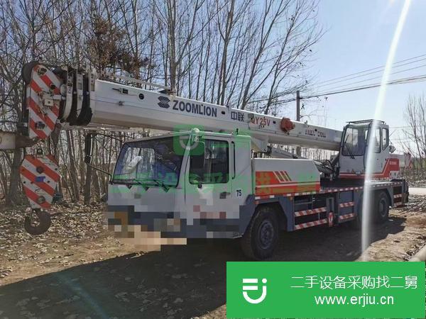 山東出售二手11年5月中聯25V汽車吊，手續齊全