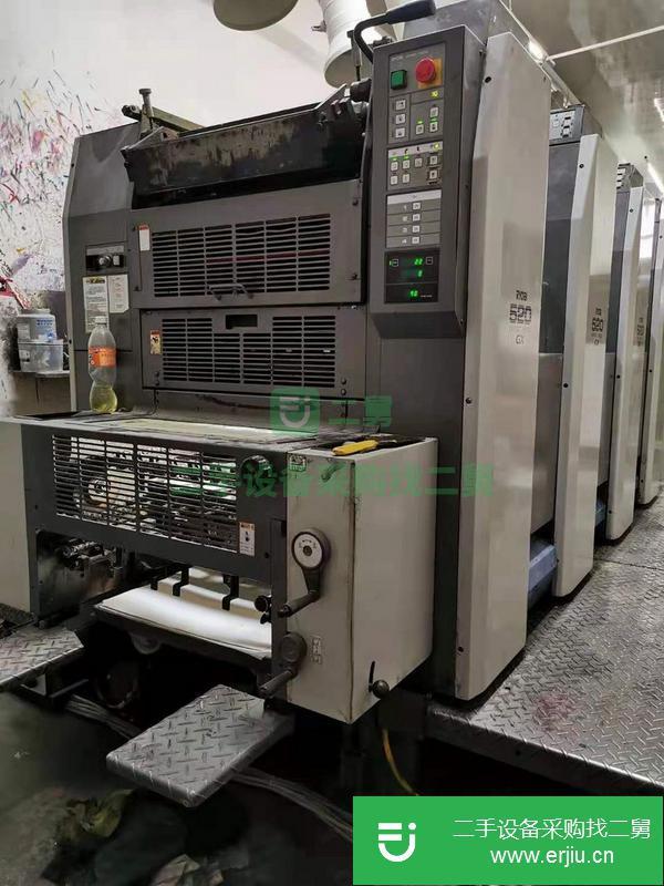 山東出售二手2008年日本利優比524GX高配六開四色膠印機