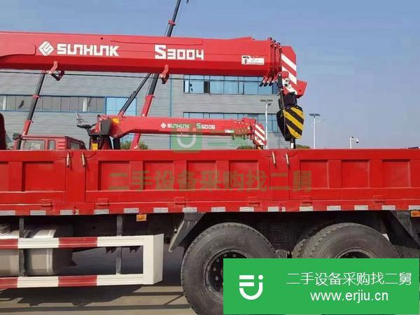 湖北出售二手宏昌天馬12噸四節(jié)臂隨車吊