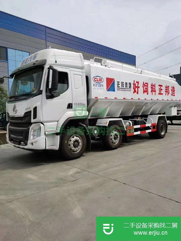 廣東出售二手柳汽前四后四散裝飼料運(yùn)輸車(chē)