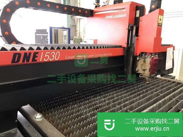 陜西出售二手迪能3015x2交換臺2000w激光切割機