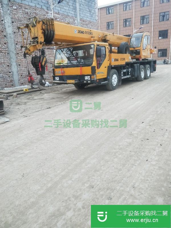 河北出售二手07款徐工25k5汽車吊手續齊全