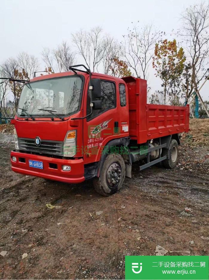 江蘇出售二手重汽王牌160馬力自卸車