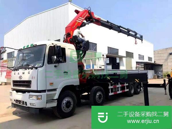 福建出售二手350馬力三一28噸折疊臂隨車吊