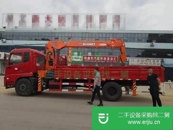 內蒙古出售二手三一10噸后八輪隨車吊