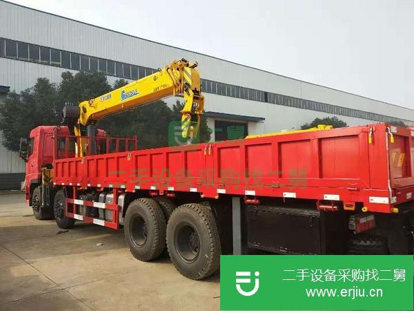 湖北出售二手徐工14噸加長加速隨車吊