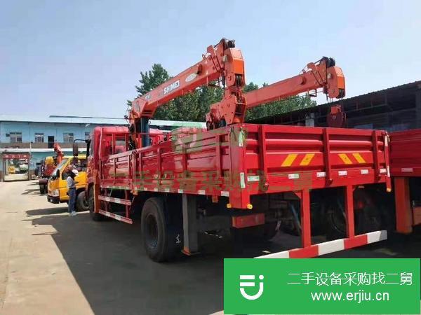 內蒙古出售二手三一10噸后八輪隨車吊