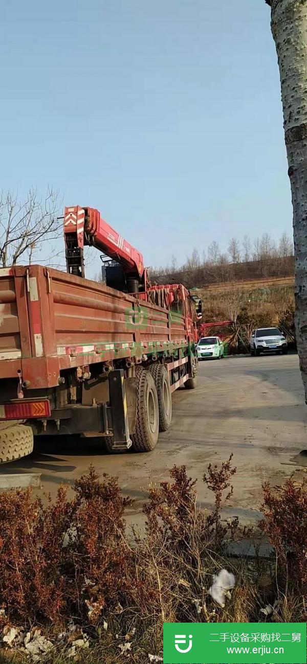 陜西出售二手三一12噸隨車吊玉柴240馬力