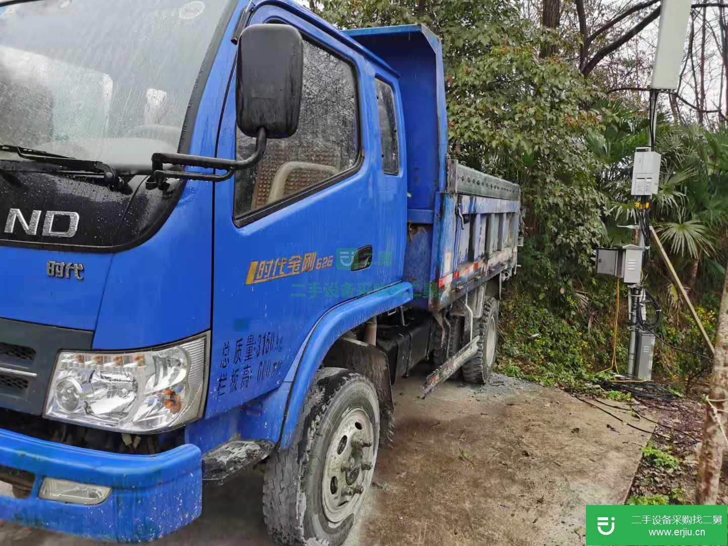 湖南出售二手福田瑞沃60馬力自卸車車況好