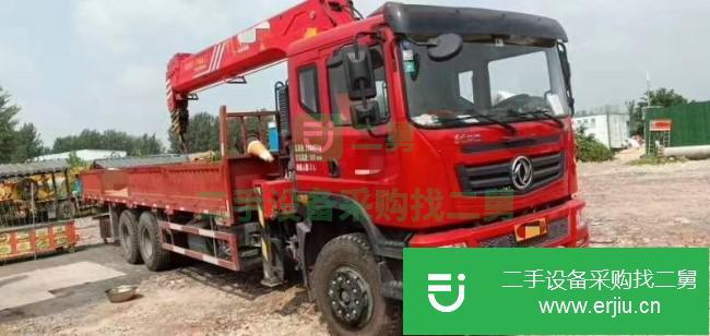 湖北出售二手東風(fēng)240馬力后八輪隨車吊