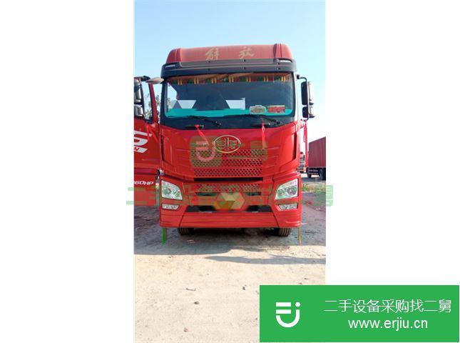 湖南出售二手青島解放JH6前四后八460馬力高欄載貨車