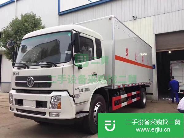 河南出售二手易燃氣體危險品廂式運輸車可分期付款
