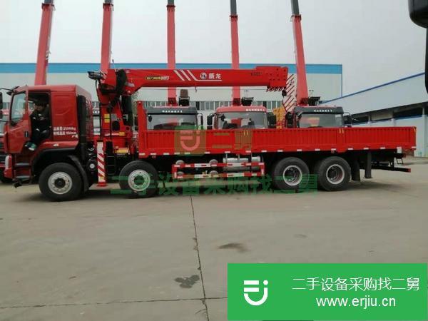 湖北出售二手柳汽乘龍前四后八隨車吊