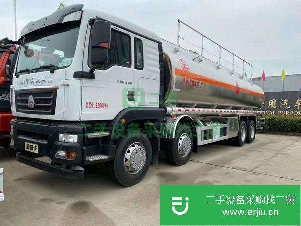 廣西出售二手解放前四后八鋁合金油罐車