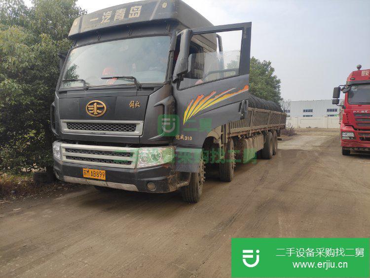 江蘇出售二手青島解放310馬力半掛車