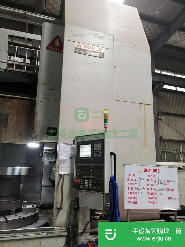 江蘇出售二手精密1.2米數(shù)控立式車床