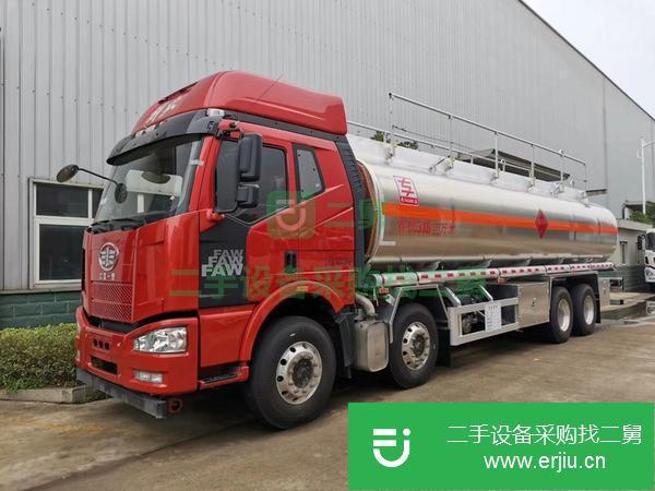 廣西出售二手解放前四后八鋁合金油罐車