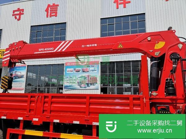 西藏出售二手前四后八三一16噸隨車吊