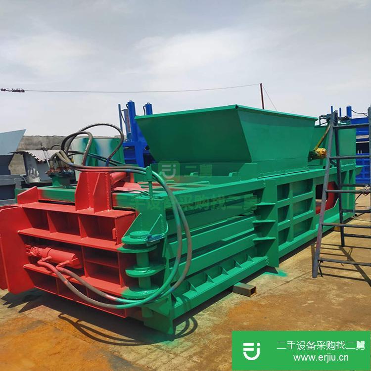 山東出售二手臥式廢紙液壓打包機DG-W125