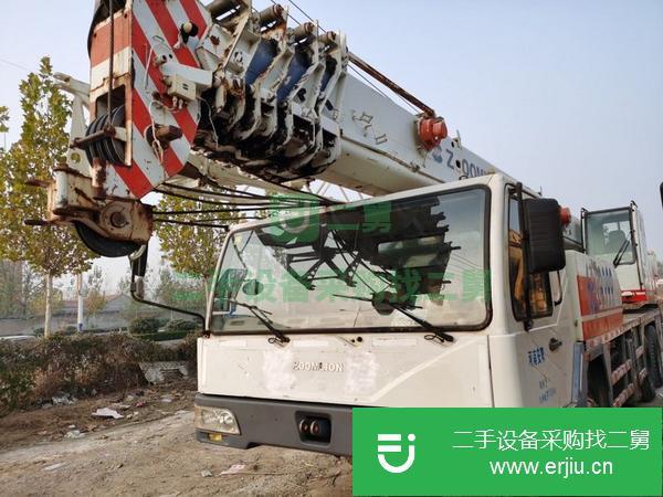 山東出售二手中聯25噸五節臂吊車原車原版
