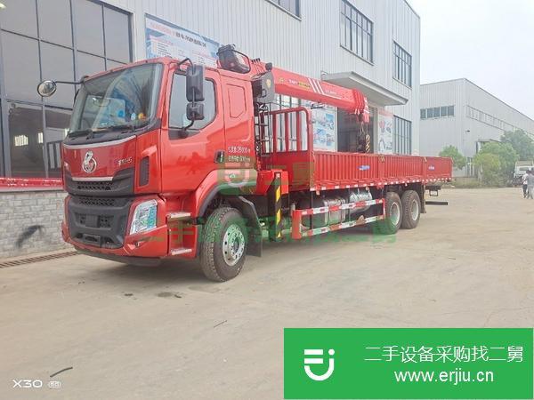 內蒙古出售二手柳汽乘龍后八輪三一12噸隨車吊
