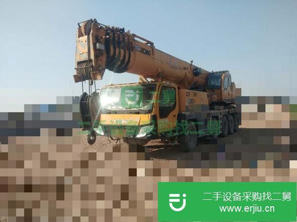 山東出售二手徐工90K六節臂吊車包提檔過戶