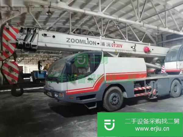 河北出售二手07年30V汽車吊工作1000小時(shí)