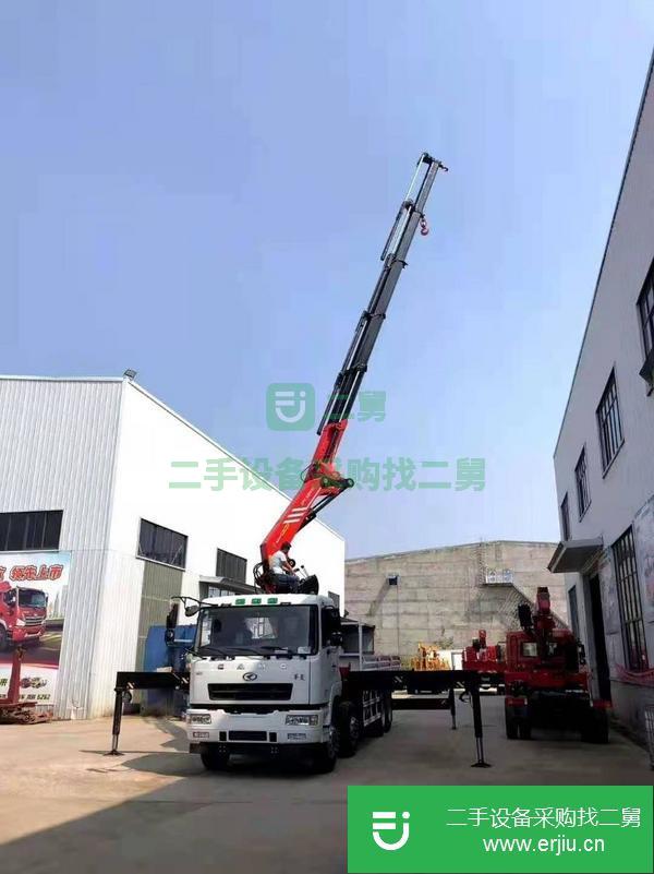 福建出售二手350馬力三一28噸折疊臂隨車吊