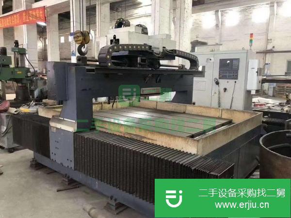 廣西出售二手濟南碩超CJ2020SZ-2龍門移動數控龍門鉆床