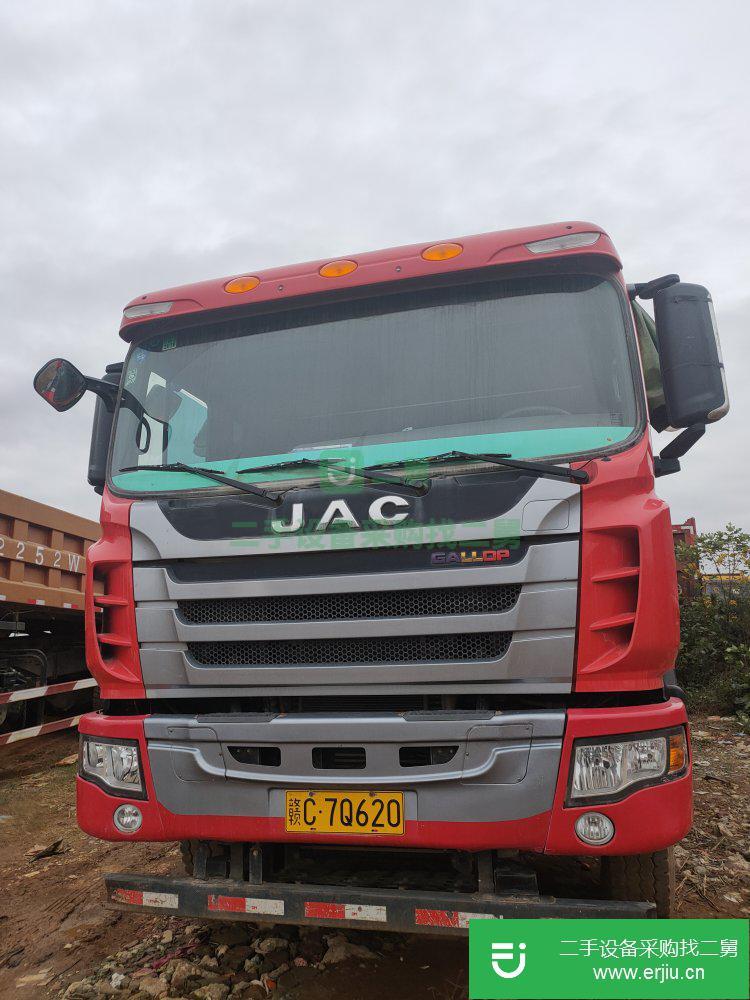 江西出售二手江淮格爾發375馬力自卸車