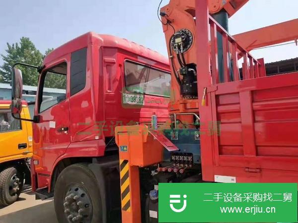 內蒙古出售二手三一10噸后八輪隨車吊