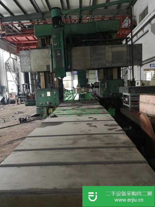 浙江出售二手齊二1600x5000數(shù)顯重型龍門(mén)銑床
