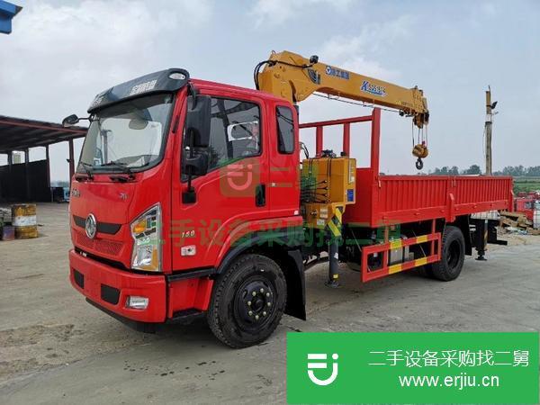 江西出售二手東風單橋6.3噸隨車吊