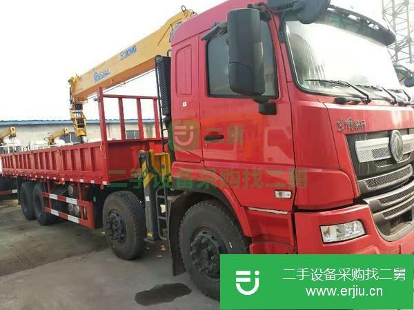 湖北出售二手徐工14噸加長加速隨車吊