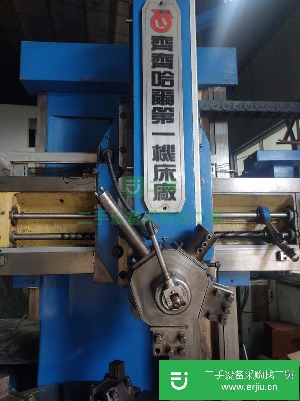 江蘇出售二手齊重1.25米單柱立式車床型號CA5112E×10/5