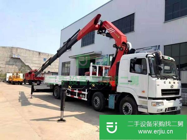 福建出售二手350馬力三一28噸折疊臂隨車吊