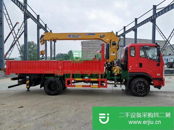 江西出售二手東風單橋6.3噸隨車吊