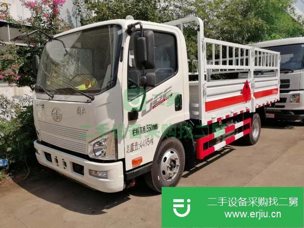 廣東出售二手4米2國六解放氣瓶運輸車