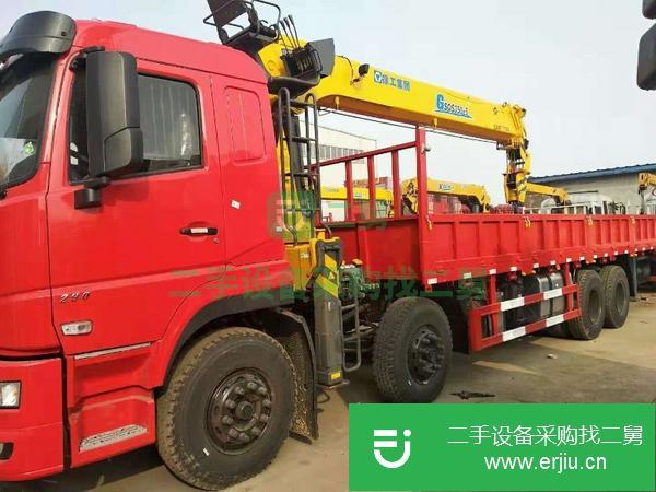 湖北出售二手徐工14噸加長加速隨車吊