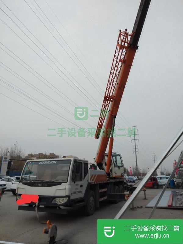 山東出售二手14年11月國(guó)四中聯(lián)16噸汽車吊